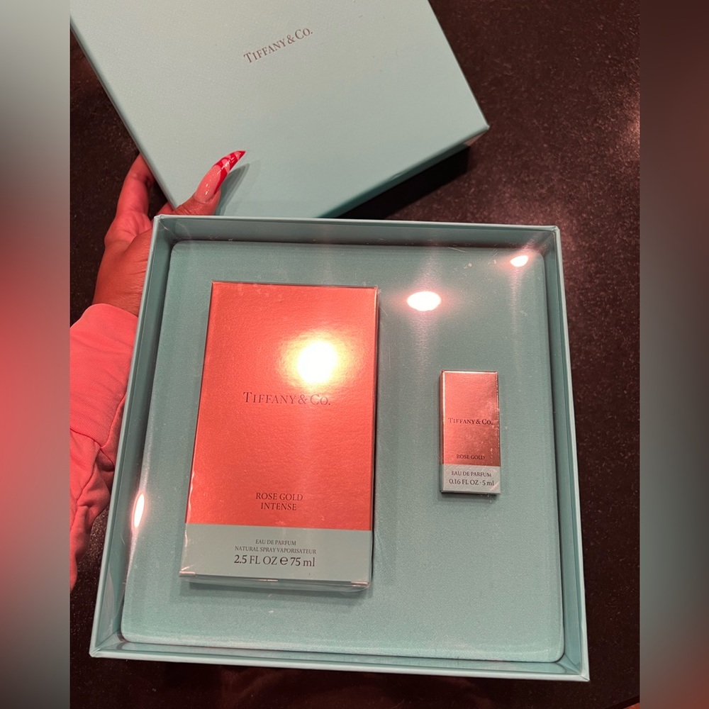 Tiffany rose, gold, intense, perfume set